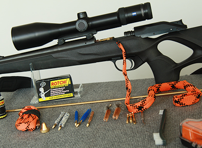 Entretien des armes à feu.