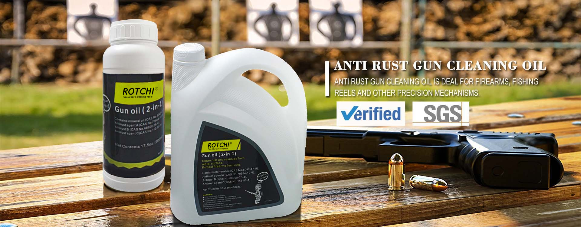 Huile de nettoyage antirouille pour pistolet