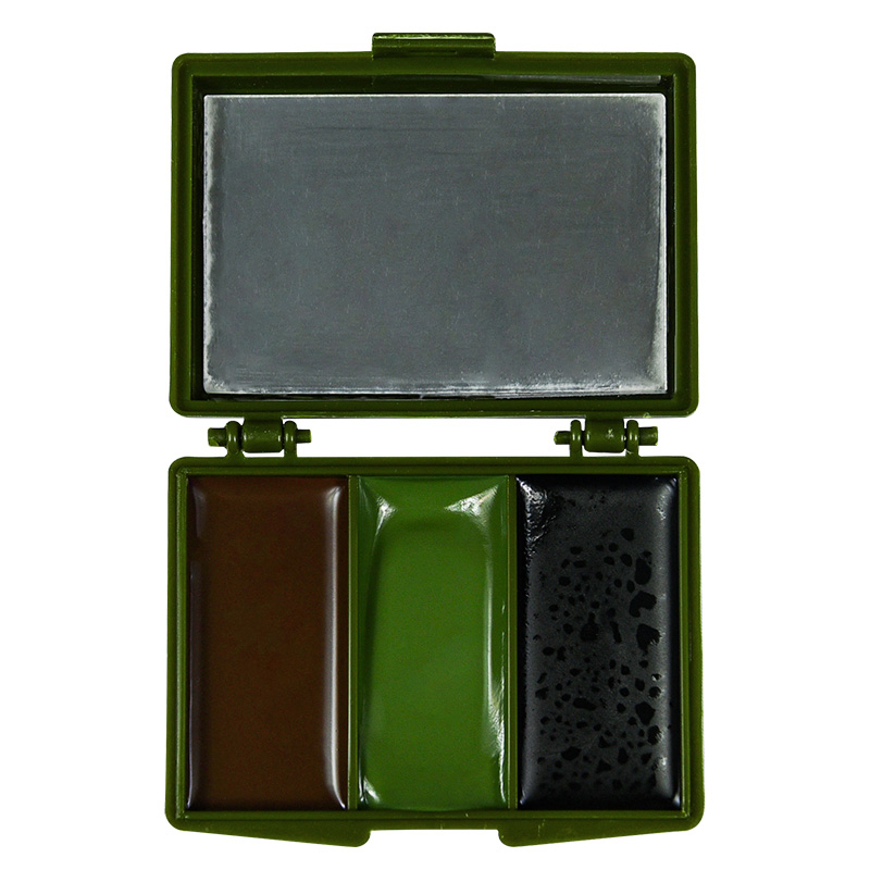 Peinture pour le visage 3 couleurs - Chasse au camouflage à l'huile