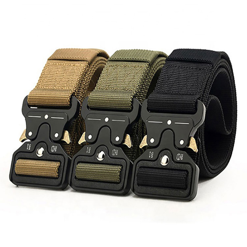 Ceinture tactique en nylon de chasse extérieure de bouton de dégagement rapide de 45mm