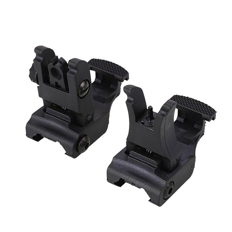 AR-15 tactique rapide avant et arrière AR15 pièces ensemble de vue de secours rabattable AR 15 vues pour la chasse