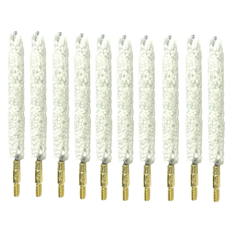 Vadrouilles de nettoyage pour pistolet à fils de coton pour le nettoyage des alésages