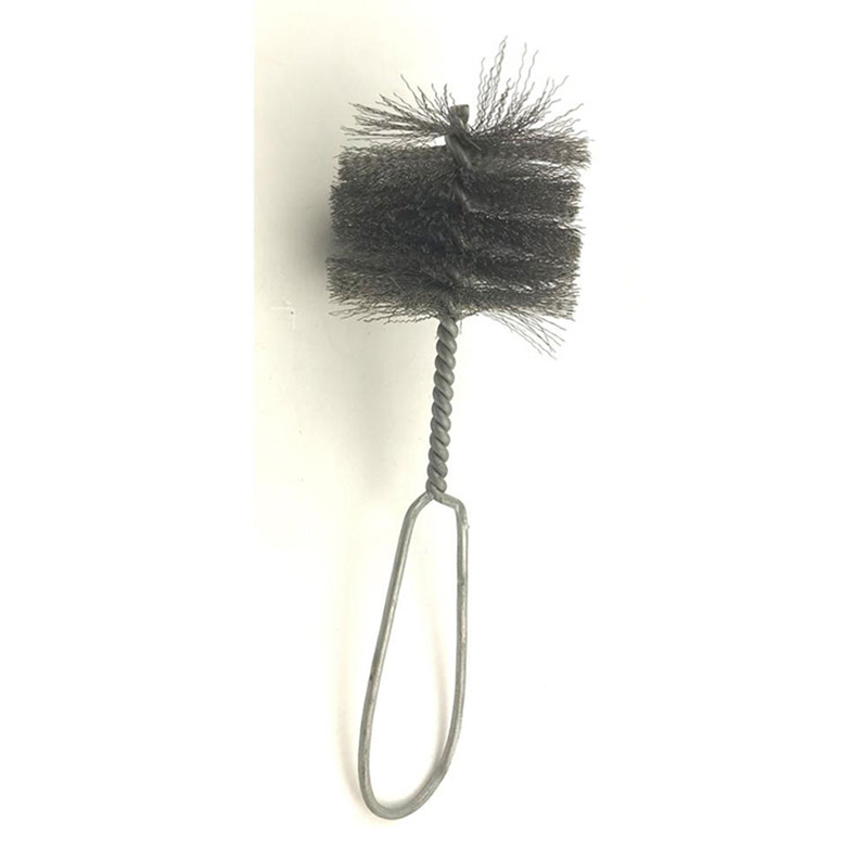 Brosse de nettoyage de tube de tuyau de forage avec anneau en acier