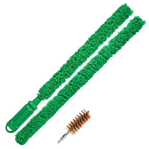 Le nettoyage des fusils de chasse en fibre (synthétique) floquée avec une poignée confortable. 12/16Ga ou 20Ga. Paquet de 2 pièces, longueur utile de 930 mm.