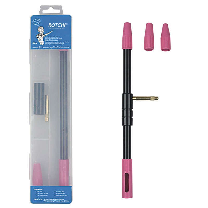 Guide d'alésage de nettoyage de pistolet avec 3 adaptateurs