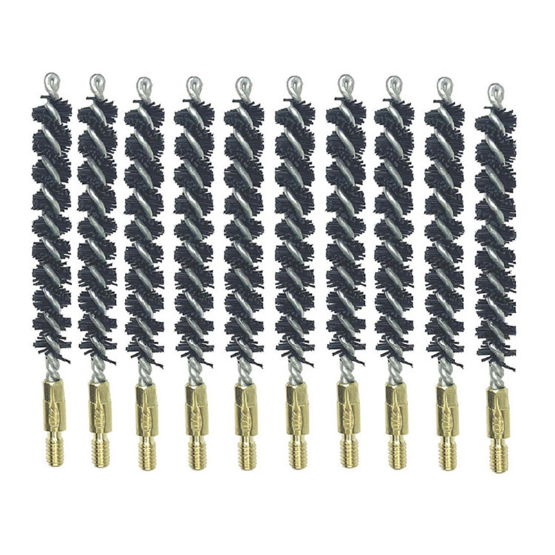 Brosses de nettoyage de pistolet à fils de nylon pour le nettoyage de l'alésage