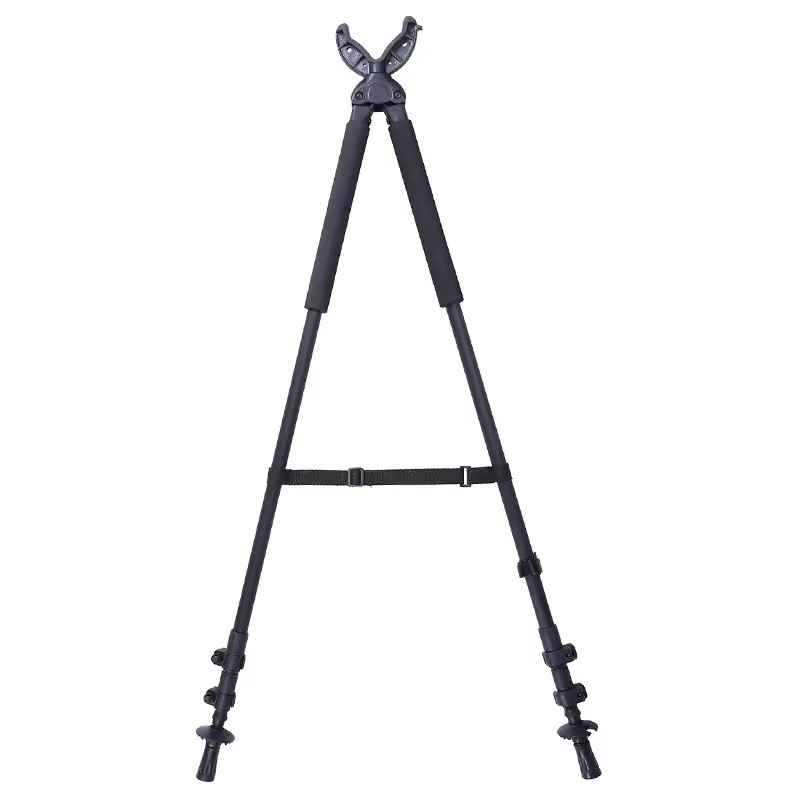 Bâton de tir tactique extérieur réglable en hauteur, accessoires de chasse en aluminium