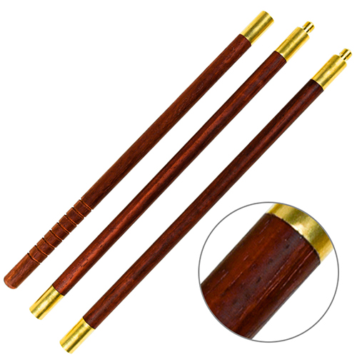 Tige de nettoyage pour pistolet en bois de santal rouge, 1 pièce longue ou 3 sections