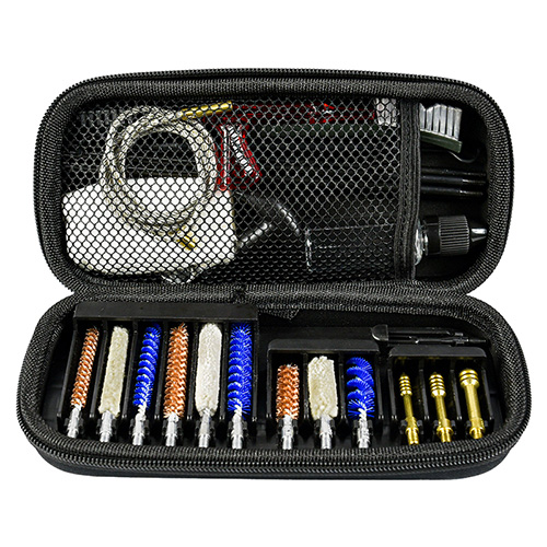 Le kit de nettoyage pour carabine et arme de poing comprend 3 tailles (.22cal. .30cal. 9mm).