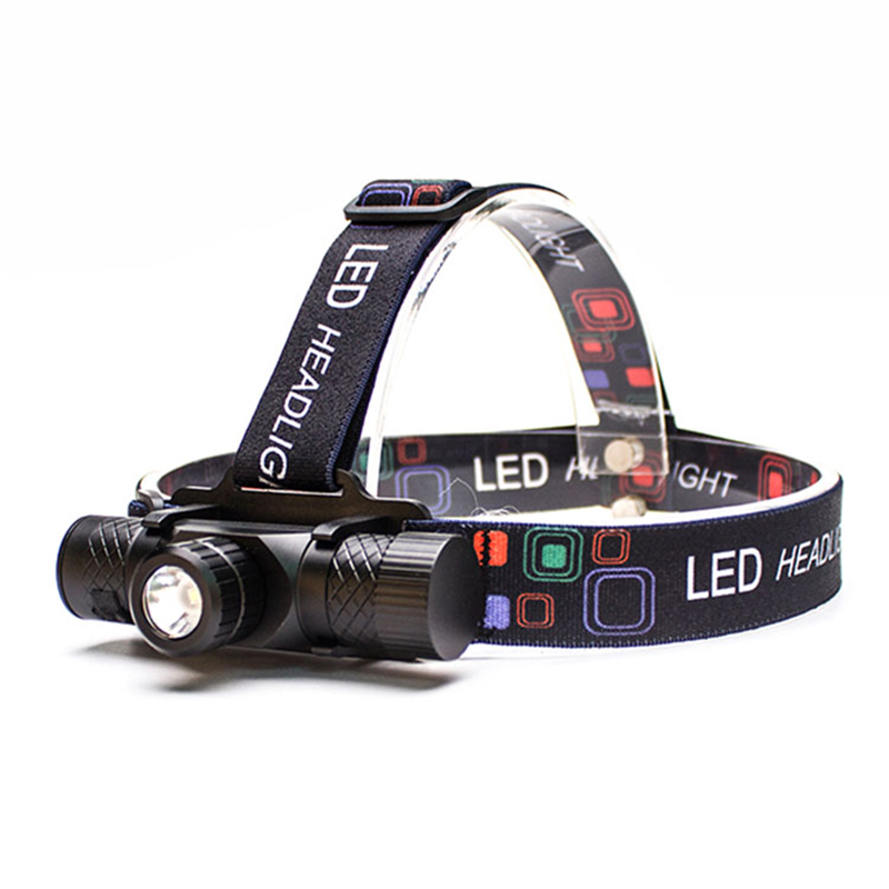 Lampe frontale d'urgence extérieure rechargeable par USB, étanche, pour le camping